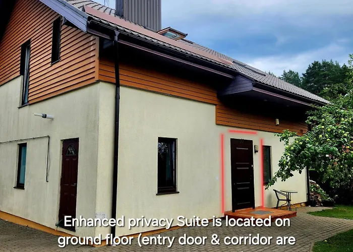 Calm Garden Near Lakes Vilnius