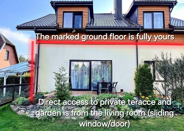 Calm Garden Near Lakes Vilnius